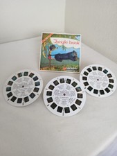 Viewmaster 3 Reels Set- Disney’s Jungle Book Cartoon Movie- GAF- B 363