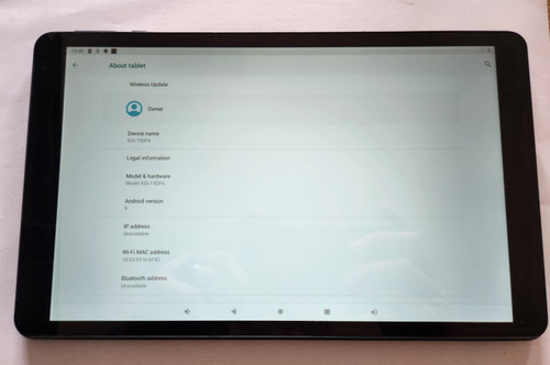 Egl inch tablet android 9 - android,