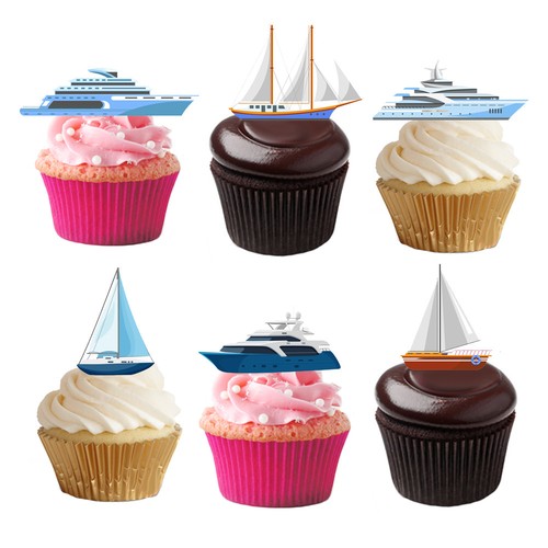 Cake toppers super - toppers, yachts