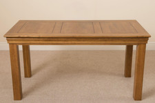 Oak Furnitureland, French Chateau Rustic Solid Oak 150cm Dining Table