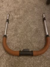 iCandy Peach 4 / 2016 Crome Handle Bar Replacement, Brown Leatherette Grips