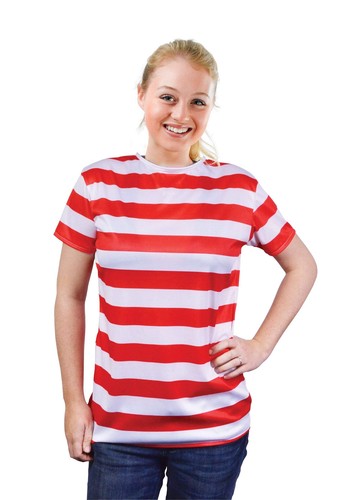Ladies striped top adults - striped,