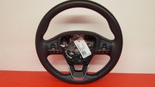 2018 FORD FIESTA MULTIFUNCTION LEATHER STEERING WHEEL 2376751