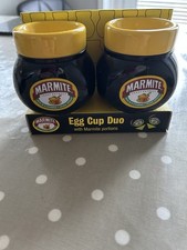 Marmite Ceramic Egg Cups X2