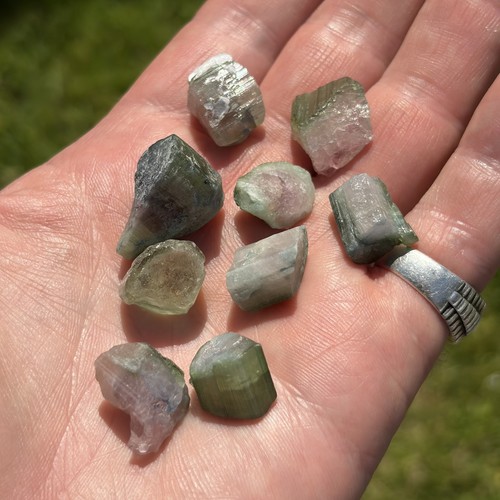 Natural watermelon tourmaline - natural,