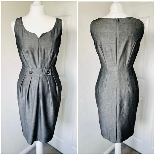 Hobbs nw3 pewter pencil dress - nw3,