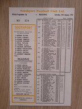 Southport v Reading, Division