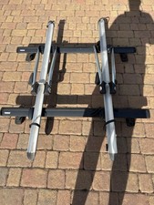 Thule 753 Rapid System aero roof bars and Exodus Sprinter Shogun twin bike rack