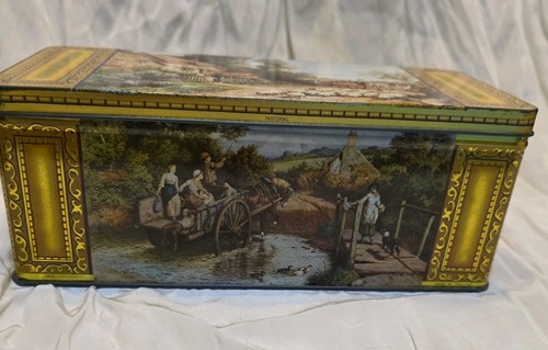 Vintage biscuit sweet tin - vintage,