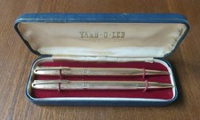 Yard O Led 'De Luxe' Rolled Gold Pencil & Pen Set. With Case & Instructions.