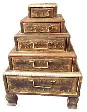 RARE VINTAGE INDIA HINDU WOOD