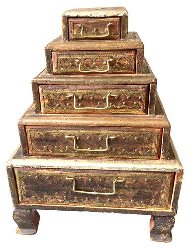 Vintage india hindu wood - india, &