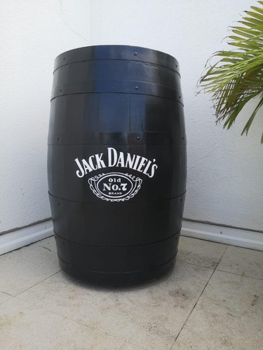 Solid oak whiskey barrel - oak, jd
