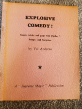 Explosive Comedy PB A Supreme Magic tricks publication stunts with flashes