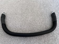 Oyster 3 pushchair  bumper bar Black leather