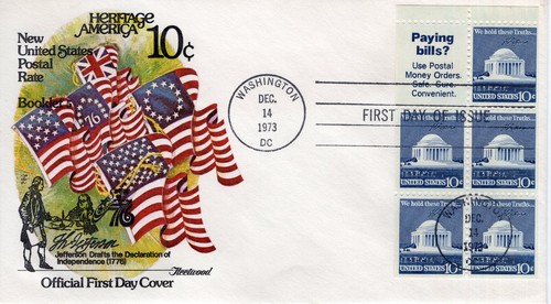 New postal rate 10 - rate, cent