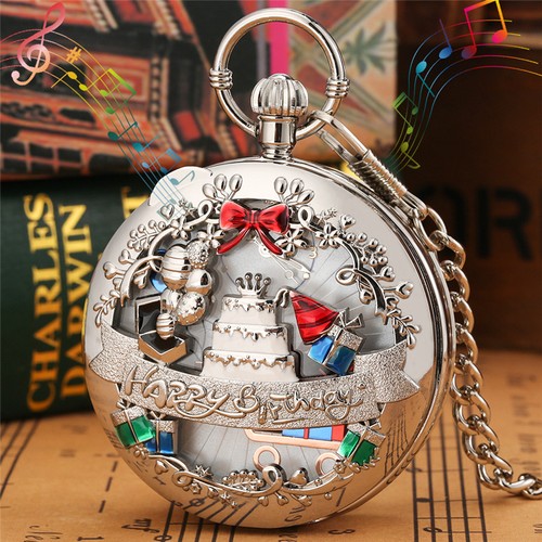 Musical quartz pocket watch - musical,
