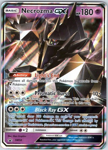 Necrozma sm58 holo promo - gx,