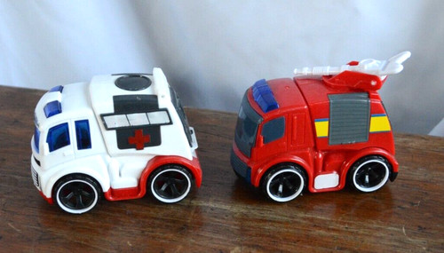 Big city truck emergency - city, fire