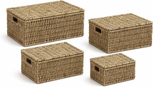 Seagrass storage boxes - seagrass,