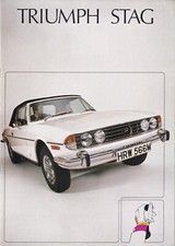 TRIUMPH STAG, REG No.HRW 566M, BROCHURE, T911/3.75.
