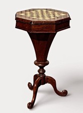 Victorian Mahogany Chess Table