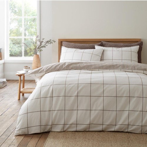 Brushed regal check bedding - regal,