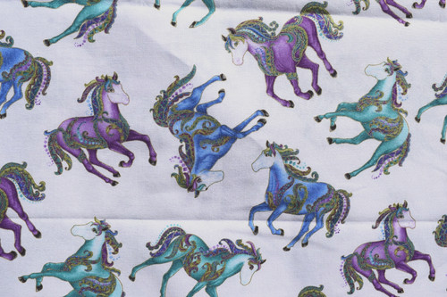 Prancing horse fabric - horse, fabric,