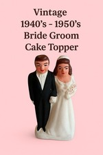 Vintage Bisque BRIDE & GROOM