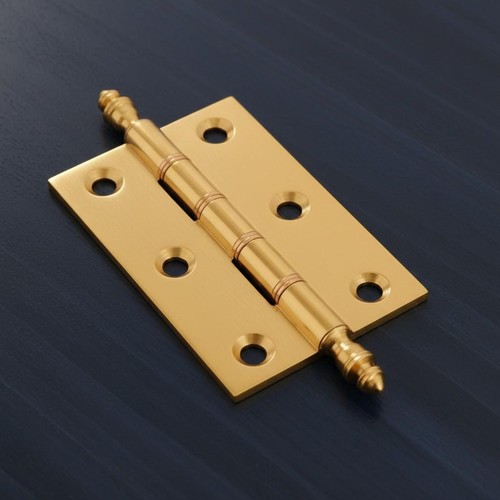 Brass finial door - finial, hinge