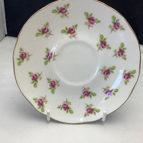 Vintage china saucers - vintage,