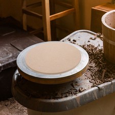  Pottery Wheel Tools Round Bat Plaster and Board Craft Wedging for Clay