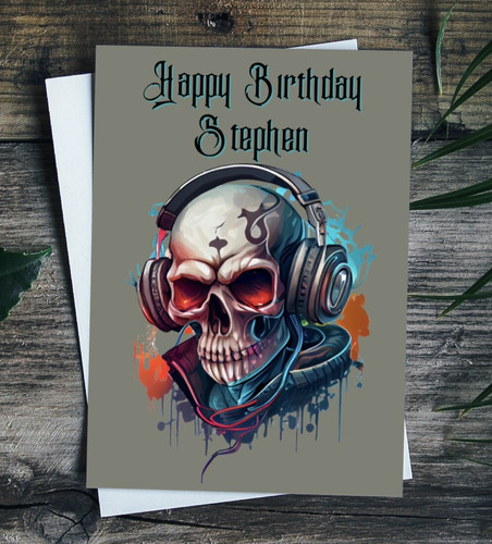 Gothic birthday card - birthday,