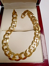 9ct gold curb - curb, bracelet