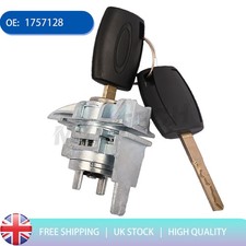 For Ford Fiesta MK7 Driver Door Lock Barrel W/2 Keys 1757128