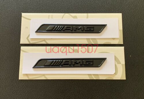 Amg gloss black side - amg,