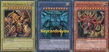 YUGIOH  3 X EGYPTIAN GOD