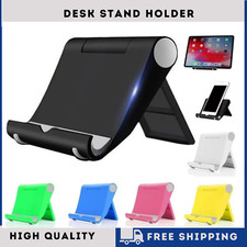 Universal Desk Stand Mobile Phone Holder Adjustable Foldable Portable NEW