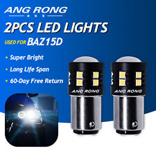 2x For Audi A4 B6 B7 566 BAZ15d P21/4W LED Tail Stop Reverse Daytime Light Bulbs