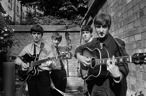 Beatles 1963 london black - 1963,