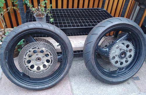 Suzuki motorcycle wheels pair - suzuki,