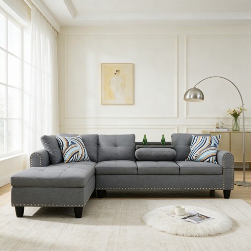 Shaped convertible sectional - l-shaped,