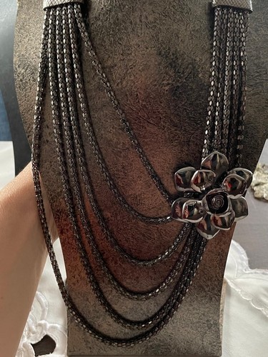 Statement gunmetal layered - gunmetal,