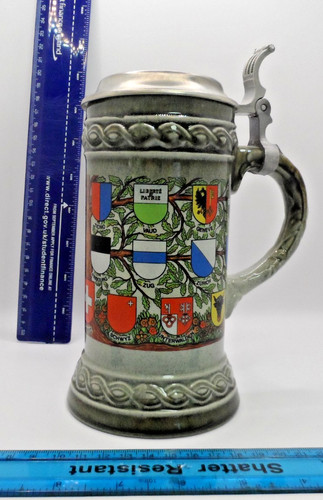 Vintage ceramic beer stein - beer,
