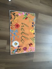 Non Slip Door Mat Heavy Duty Large 60cm Autumn Coir Entrance Rug Outdoor Home