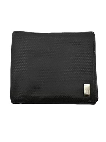 Dunhill wallet leather - leather, black