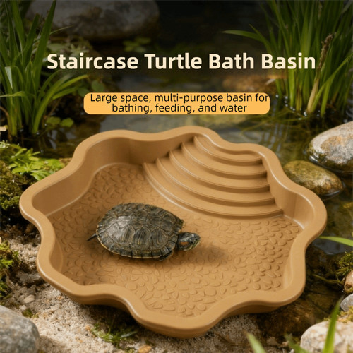 Turtle ramp decor reptile pets - turtle,