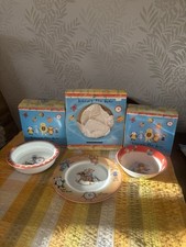 ROYAL DOULTON HARVEY THE BEAR , Plate , Bowl & Baby Plate