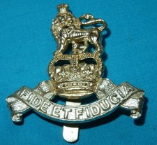 RAPC ROYAL ARMY PAY CORPS ANODISED BRITISH MILITARY CAP BADGE STAYBRITE JR GAUNT