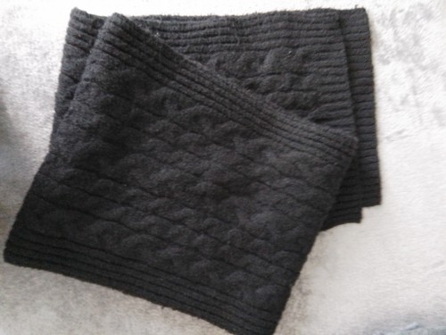 Knitted scarf women worn few - scarf,